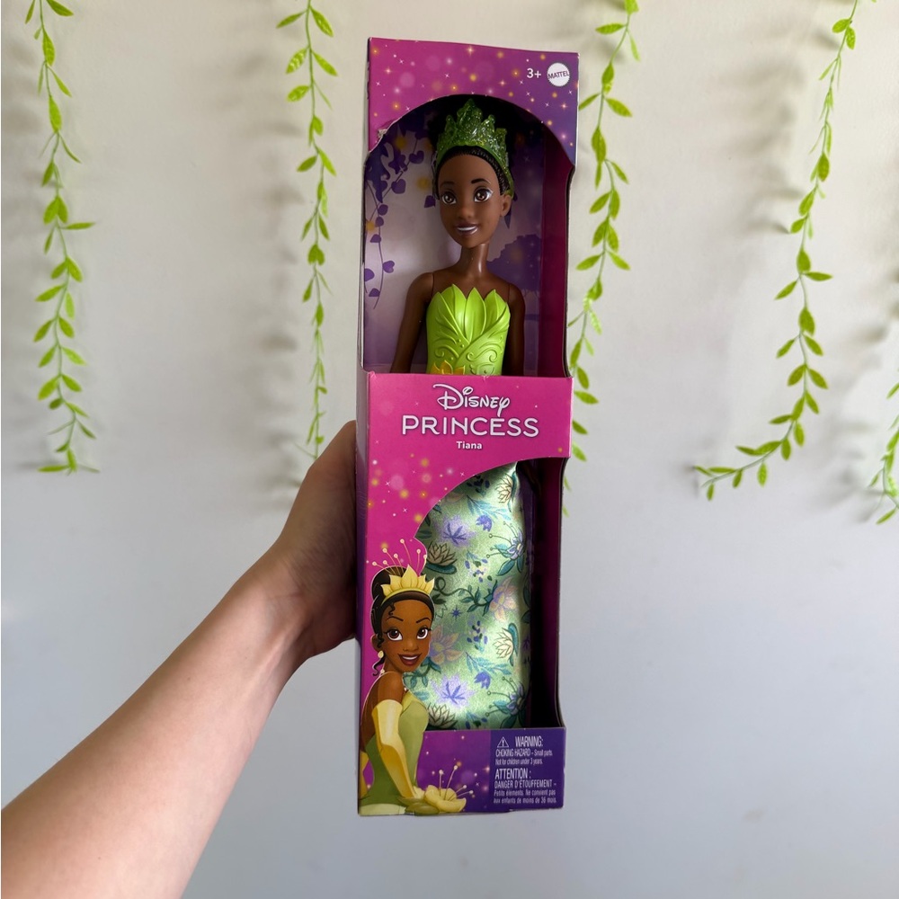 Disney Princess Tiana Doll in Lime Green and Aqua Gown